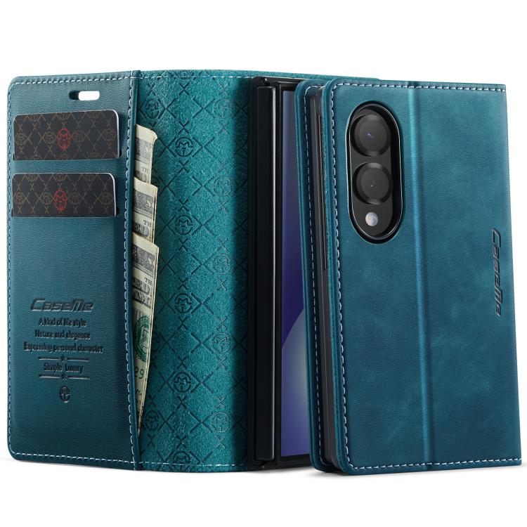 Custodia per telefono CaseMe 033 con fodera in pelle di vitello, inserti in microfibra e protezione RFID., For Galaxy Z Fold8 5G, For Galaxy Z Fold8 Ultra 5G