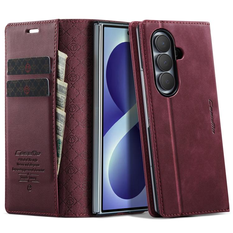 Custodia per telefono CaseMe 033 con fodera in pelle di vitello, inserti in microfibra e protezione RFID., For Galaxy Z Fold8 5G, For Galaxy Z Fold8 Ultra 5G