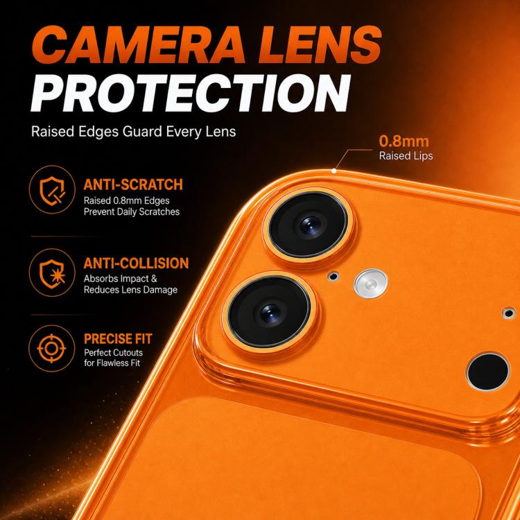 Custodia per telefono MOFI Minimal Series in TPU semitrasparente satinato con pellicola protettiva per obiettivo., For iPhone 17, For iPhone 16 Pro Max, For iPhone 15 Pro Max, For iPhone 15 Pro