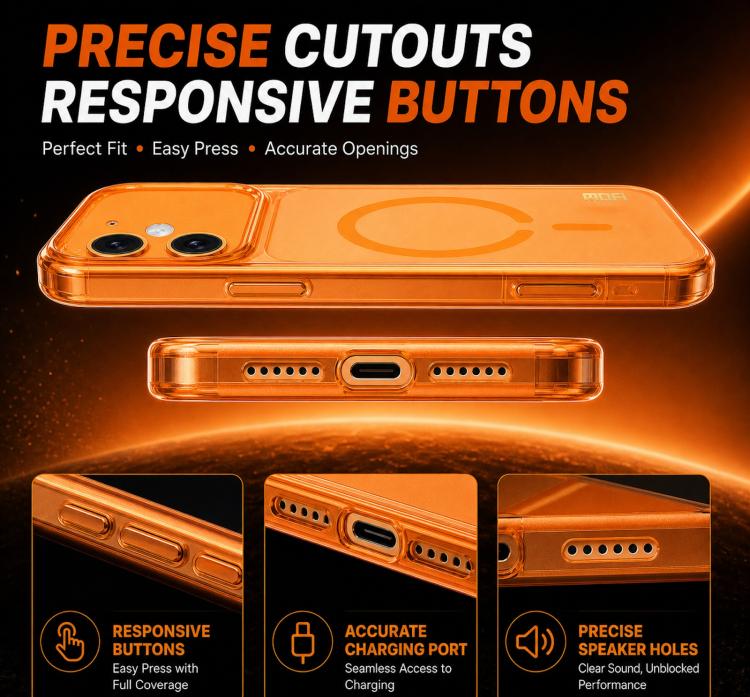 Custodia per telefono MOFI Minimal Series in TPU semitrasparente satinato con pellicola protettiva per obiettivo., For iPhone 17, For iPhone 16 Pro Max, For iPhone 15 Pro Max, For iPhone 15 Pro