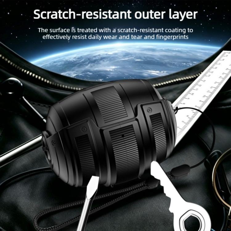 Custodia per auricolari meccanica a forma di capsula spaziale interstellare con cinturino da polso, For AirPods Pro 3, For AirPods Pro 2 / Pro