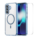 Custodia per telefono ENKAY Hat-Prince magnetica opaca traslucida con pellicola ad arco grande, For Galaxy A57 5G, For Galaxy A37 5G, For Galaxy A36 / A56 5G, For Galaxy A16 4G / 5G