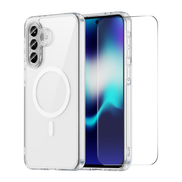 Custodia per telefono ENKAY Hat-Prince magnetica opaca traslucida con pellicola ad arco grande, For Galaxy A57 5G, For Galaxy A37 5G, For Galaxy A36 / A56 5G, For Galaxy A16 4G / 5G