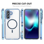 Custodia per telefono ENKAY Hat-Prince magnetica opaca traslucida con pellicola ad arco grande, For Galaxy A57 5G, For Galaxy A37 5G, For Galaxy A36 / A56 5G, For Galaxy A16 4G / 5G