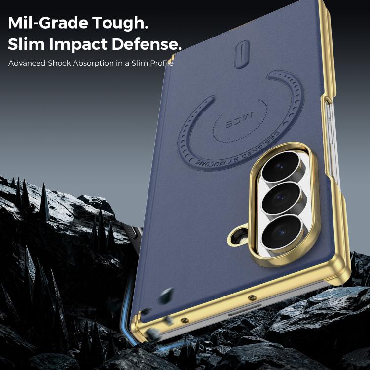 Custodia per telefono magnetica Yao Shield con doppia cerniera, For Galaxy Z Fold8 Ultra 5G