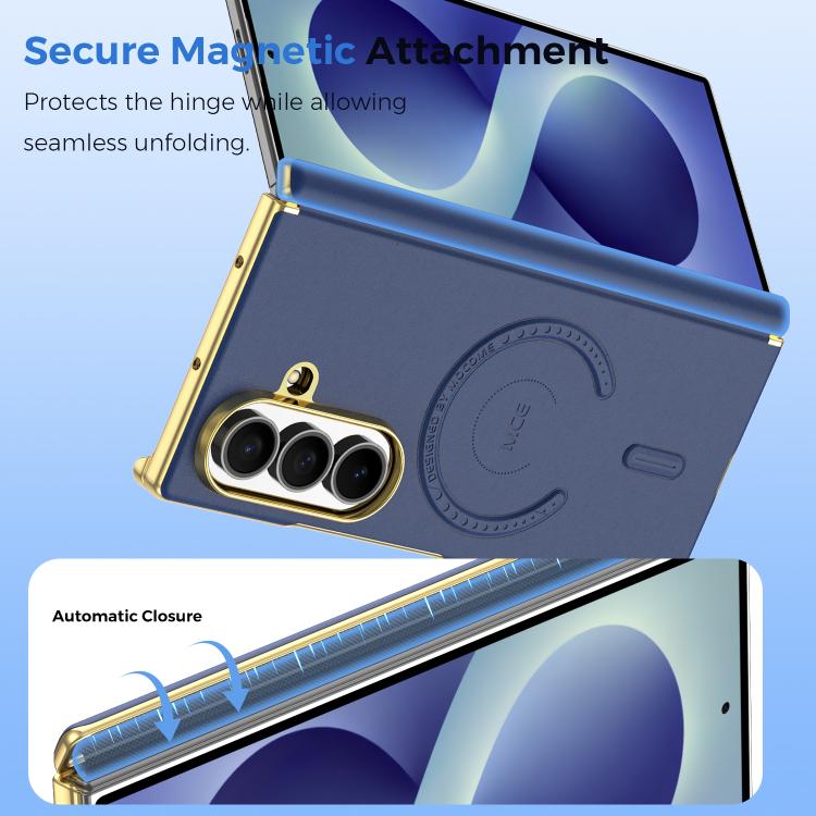 Custodia per telefono magnetica Yao Shield con doppia cerniera, For Galaxy Z Fold8 Ultra 5G