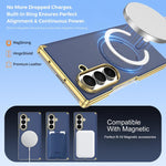 Custodia per telefono magnetica Yao Shield con doppia cerniera, For Galaxy Z Fold8 Ultra 5G