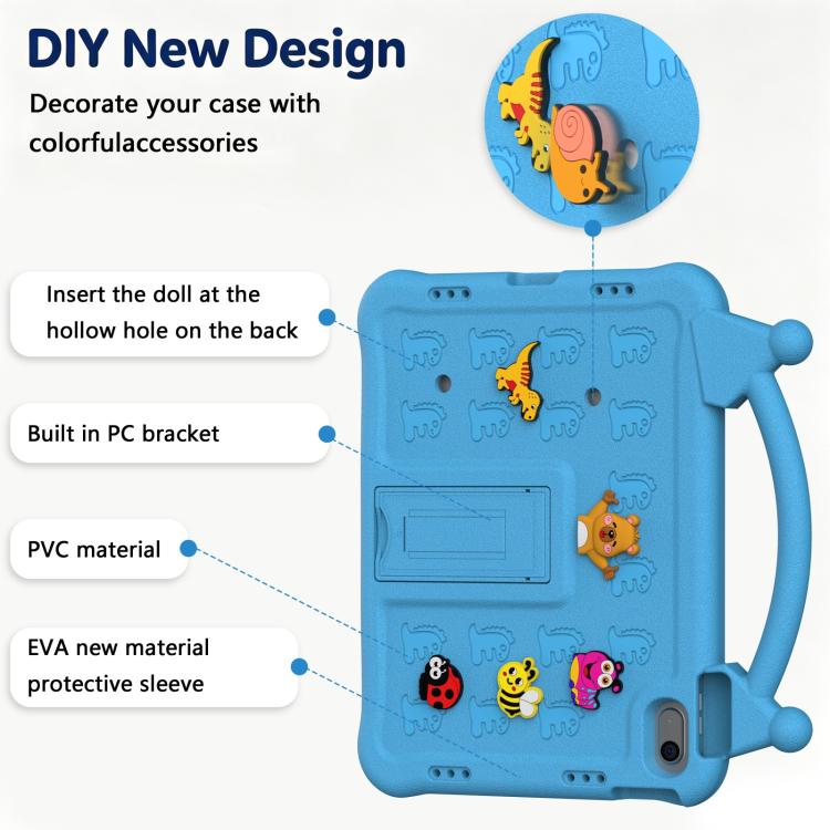 Custodia per tablet Animal Paradise in EVA con supporto, For iPad 2026 / 2025 / 2022, For iPad Air 13 2026 / 2025 / Pro 13 2025, For iPad Air 11 2026 / 2025 / Pro 11 2025, For iPad mini 2024 / mini 6