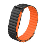 Classic Wave Texture Magnetic Silicone Watch Band, For Google Fitbit Air