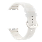 For Galaxy Watch 9 / 8 / 8 Classic Translucent Jelly Colorful Clasp Silicone Watch Band, S, L