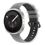 For Galaxy Watch 9 / 8 / 8 Classic Translucent Jelly Colorful Clasp Silicone Watch Band, S, L