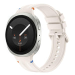 Stitched Color Clasp Solid Color Silicone Watch Band, For Galaxy Watch 9 / 8 / 8 Classic