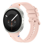 Stitched Color Clasp Solid Color Silicone Watch Band, For Galaxy Watch 9 / 8 / 8 Classic