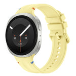Stitched Color Clasp Solid Color Silicone Watch Band, For Galaxy Watch 9 / 8 / 8 Classic