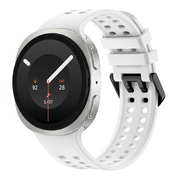 Cinturino silicone forato doppia fila per Galaxy Watch 9 8 Classi