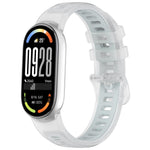 Translucent Jelly Silicone Watch Band, For Xiaomi Smart Band 10 / 9 / 8