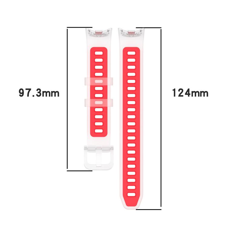 Cinturino silicone traslucido per Xiaomi Smart Band