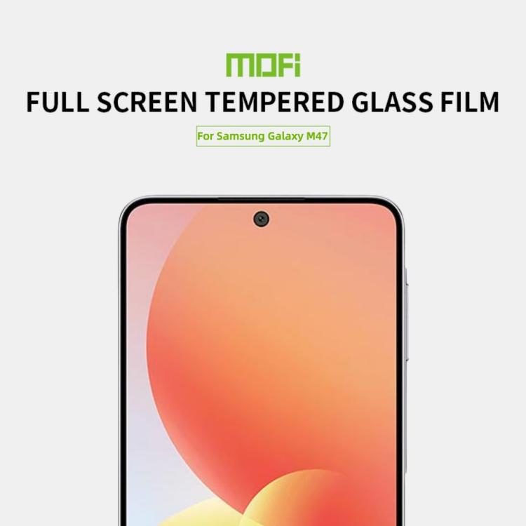 Pellicola in vetro temperato MOFI 9H 2.5D per schermo intero, For Galaxy M47 5G, For Galaxy Z Fold8 5G Outer Screen, For Galaxy Z Fold8 Ultra 5G Outer Screen, For Galaxy Z Flip8 5G Outer Screen, For Galaxy M56 5G