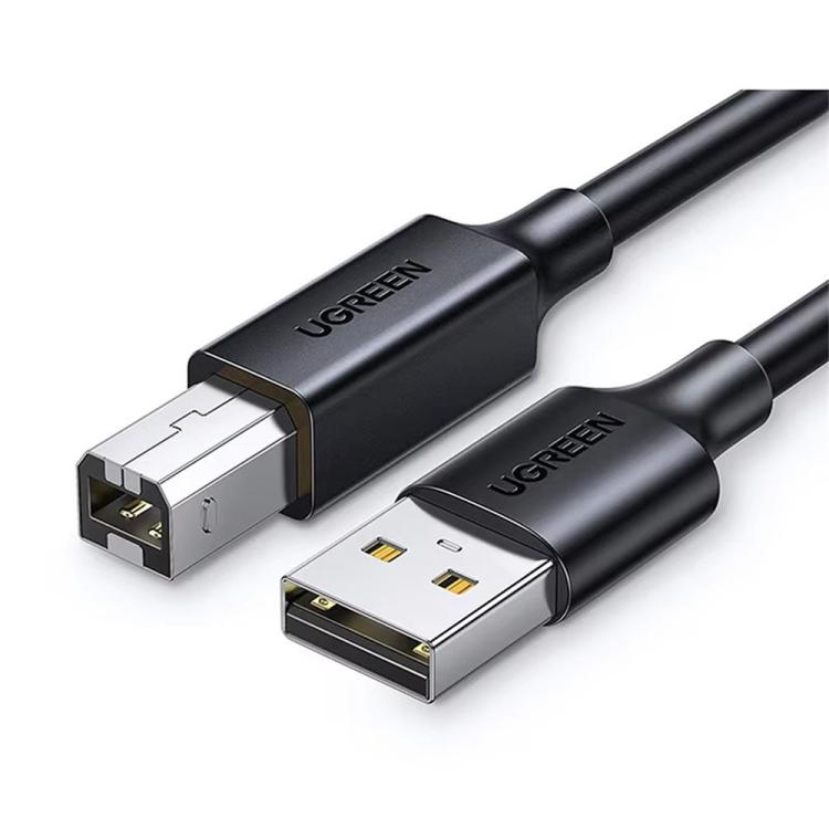 Cavo di collegamento per stampante UGREEN US104 10328 da USB tipo A a tipo B con interfaccia quadrata, lunghezza: 3 m, US104
