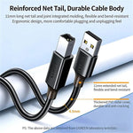 Cavo di collegamento per stampante UGREEN US104 10328 da USB tipo A a tipo B con interfaccia quadrata, lunghezza: 3 m, US104