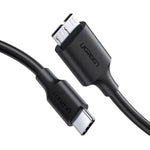 Cavo UGREEN 90996 da Type-C a Micro-B USB 3.0 con ricarica rapida da 3A e trasferimento dati a 5 Gbps., 90996