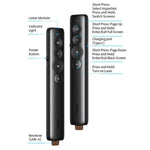 Puntatore laser wireless UGREEN LP479 50654 a 2,4 GHz per presentazioni PowerPoint.