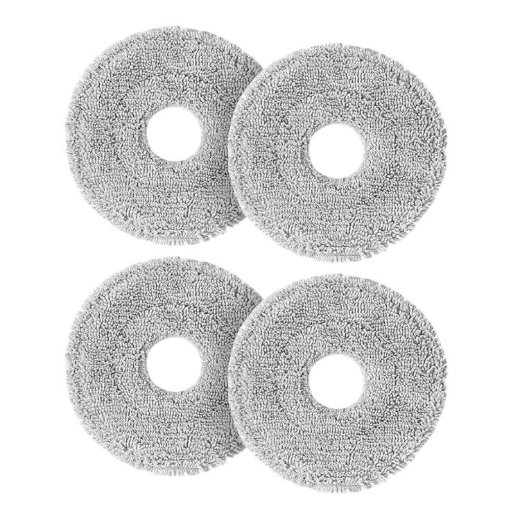 JUNSUNMAY 4pcs Washable Mop Pads Replacement for Dreame L60 Ultra / L50 Ultra / L40 Ultra / X50 Ultra / X30 Ultra / D30 Ultra
