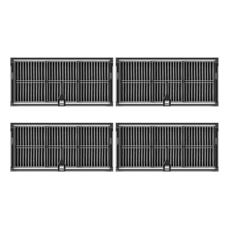 JUNSUNMAY 4pcs Sweeper Clean Filter with Brush for Dreame X30 Ultra / X40 Ultra / L60 Ultra FE / L50 Ultra AE / L10s Ultra Gen2 / Gen3