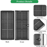 JUNSUNMAY 4pcs Sweeper Clean Filter with Brush for Dreame X30 Ultra / X40 Ultra / L60 Ultra FE / L50 Ultra AE / L10s Ultra Gen2 / Gen3