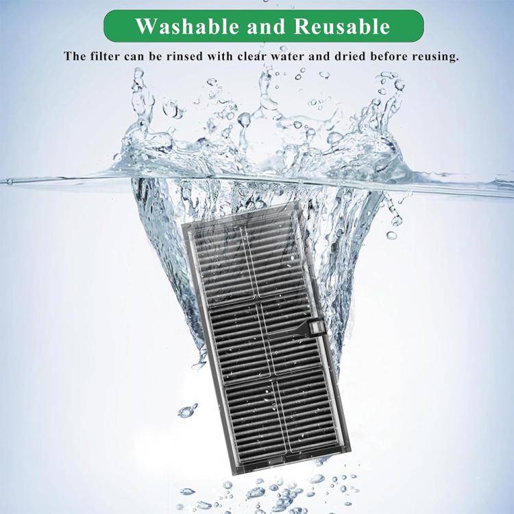 JUNSUNMAY 4pcs Sweeper Clean Filter with Brush for Dreame X30 Ultra / X40 Ultra / L60 Ultra FE / L50 Ultra AE / L10s Ultra Gen2 / Gen3