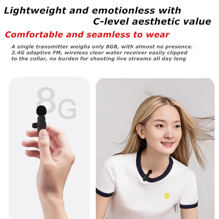 4 in 1 Set Wireless Mini Microphone for 4-Person Video Recording, Podcasts, Vlogs, YouTube, TikTok and Computers