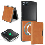 Custodia per telefono in pelle Kalebol Strong MagSafe con porta carte magnetico a due ante e chiusura a strappo., For Galaxy Z Fold8 5G, For Galaxy Z Fold8 Ultra 5G, For Galaxy Z Flip8 5G, For Galaxy A57 5G, For Galaxy A37 5G, For Galaxy A27 5G
