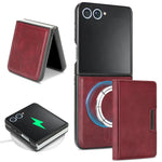 Custodia per telefono in pelle Kalebol Strong MagSafe con porta carte magnetico a due ante e chiusura a strappo., For Galaxy Z Fold8 5G, For Galaxy Z Fold8 Ultra 5G, For Galaxy Z Flip8 5G, For Galaxy A57 5G, For Galaxy A37 5G, For Galaxy A27 5G