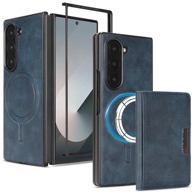Custodia per telefono in pelle Kalebol Strong MagSafe con porta carte magnetico a due ante e chiusura a strappo., For Galaxy Z Fold8 5G, For Galaxy Z Fold8 Ultra 5G, For Galaxy Z Flip8 5G, For Galaxy A57 5G, For Galaxy A37 5G, For Galaxy A27 5G