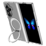 Custodia magnetica per telefono LeReach TOC Crystal Series con supporto girevole Armor., For Galaxy Z Fold8 5G, For Galaxy Z Fold8 Ultra 5G, For Galaxy Z Flip8 5G
