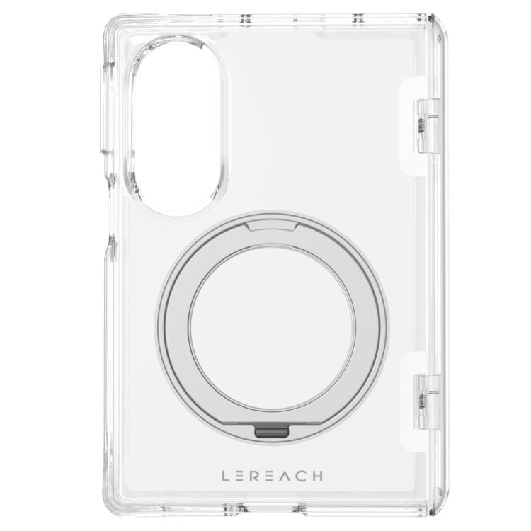 Custodia magnetica per telefono LeReach TOC Crystal Series con supporto girevole Armor., For Galaxy Z Fold8 5G, For Galaxy Z Fold8 Ultra 5G, For Galaxy Z Flip8 5G