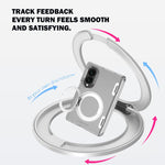 Custodia magnetica per telefono LeReach TOC Crystal Series con supporto girevole Armor., For Galaxy Z Fold8 5G, For Galaxy Z Fold8 Ultra 5G, For Galaxy Z Flip8 5G