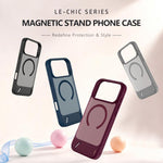 Custodia magnetica invisibile per telefono LeReach Le-Chic Series, For iPhone 18 Pro / 17 Pro, For iPhone 18 Pro Max / 17 Pro Max