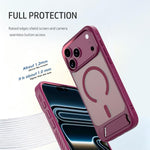 Custodia magnetica invisibile per telefono LeReach Le-Chic Series, For iPhone 18 Pro / 17 Pro, For iPhone 18 Pro Max / 17 Pro Max