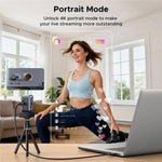 UGREEN CM930 75726 Doppia fotocamera con microfono a cancellazione di rumore, 4K, AI, autotracking, 8 MP, autofocus