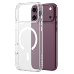 Custodia magnetica antiurto LeReach TOC Clear Series Dual-Composite Armor in TPU + acrilico per telefono, For iPhone 18 Pro, For iPhone 18 Pro Max, For iPhone 17 Pro Max, For iPhone 17 Pro