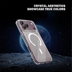 Custodia magnetica antiurto LeReach TOC Clear Series Dual-Composite Armor in TPU + acrilico per telefono, For iPhone 18 Pro, For iPhone 18 Pro Max, For iPhone 17 Pro Max, For iPhone 17 Pro
