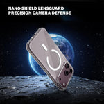 Custodia magnetica antiurto LeReach TOC Clear Series Dual-Composite Armor in TPU + acrilico per telefono, For iPhone 18 Pro, For iPhone 18 Pro Max, For iPhone 17 Pro Max, For iPhone 17 Pro