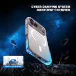Custodia magnetica antiurto LeReach TOC Clear Series Dual-Composite Armor in TPU + acrilico per telefono, For iPhone 18 Pro, For iPhone 18 Pro Max, For iPhone 17 Pro Max, For iPhone 17 Pro