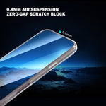 Custodia magnetica antiurto LeReach TOC Clear Series Dual-Composite Armor in TPU + acrilico per telefono, For iPhone 18 Pro, For iPhone 18 Pro Max, For iPhone 17 Pro Max, For iPhone 17 Pro