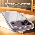 Custodia per telefono LeReach TOC Clear Series in composito TPU acrilico ibrido antiurto., For iPhone 18 Pro, For iPhone 18 Pro Max