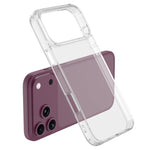 Custodia per telefono LeReach TOC Clear Series in composito TPU acrilico ibrido antiurto., For iPhone 18 Pro, For iPhone 18 Pro Max