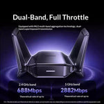Adattatore di rete wireless USB UGREEN CM995 65813 Dual Band WiFi 7 BE3600 2.4G / 5G.