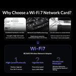 Adattatore di rete wireless USB UGREEN CM995 65813 Dual Band WiFi 7 BE3600 2.4G / 5G.