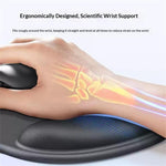 Tappetino per mouse ergonomico antiscivolo in memory foam UGREEN LP668 da 5 mm con poggiapolsi